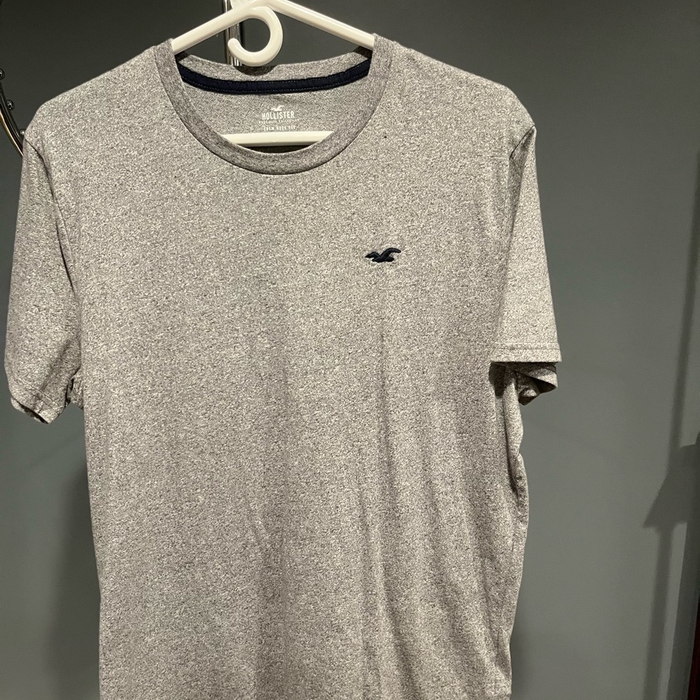 Hollister size large, gray short sleeve t-shirt
